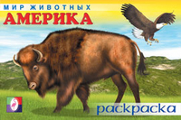 Раскраска. Мир животных. Америка, Приходкин И., 2010