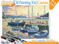 Набор для живописи масляными красками. Набор №5 "Вечерняя гавань", , 0000