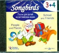Audio CD. Песни для детей на английском языке. 3+4, , 0000