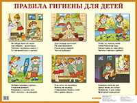 Правила гигиены для детей. Наглядное пособие, Дружинина М.В., 2009