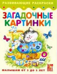 Загадочные картинки. Книжка-раскраска для малышей от 3 до 5 лет, , 2010
