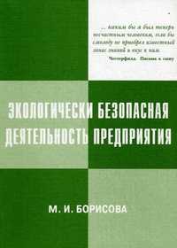 Экологически безопасная деятельность предприятия: особенности, проблемы, совершенствование, Борисова Маргарита Иннокентьевна, 2009